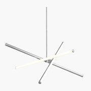 Voro Led Rod Chandelier - Linear Sputnik Modern Minimalist Lighting
